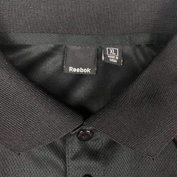 Ottawa Senators Reebok Play Dry Polo Golf Shirt Men's XL Black - Picture 3 of 6